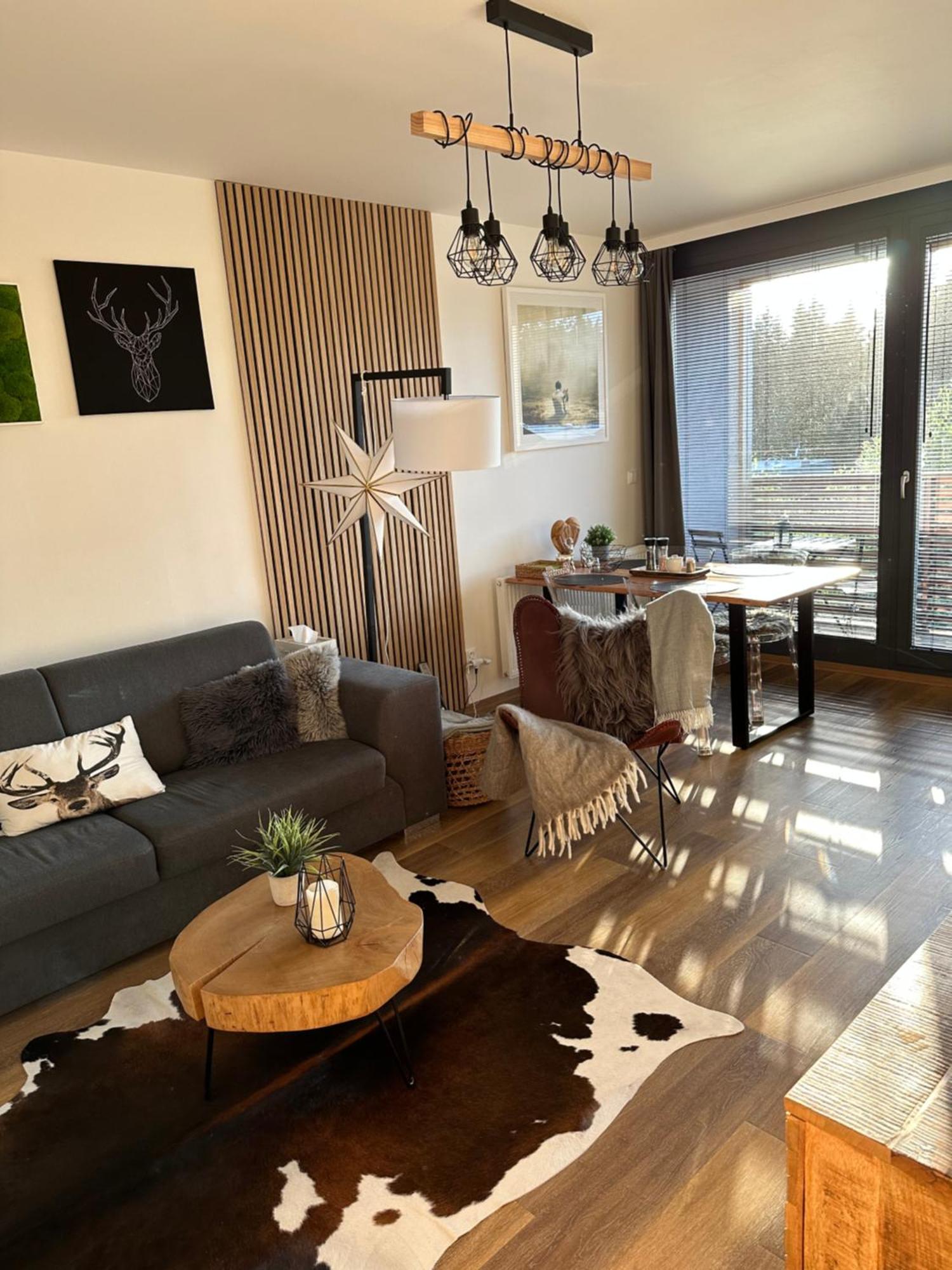 U Jelena Harrachov - Rodinny Apartman U Lesa S Garazi Eksteriør billede